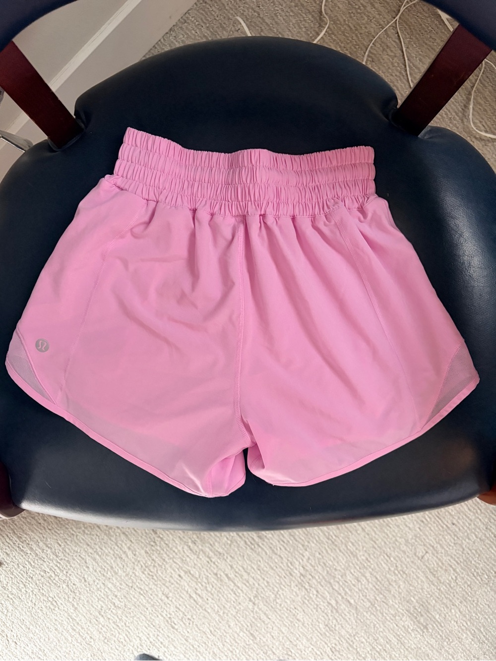 Women’s Lululemon High-Waist Pink Athletic Shorts